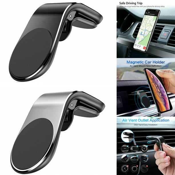 Silar Magnetic Phone Holder Air Vent Hard Clip Phone Holder with Magnet 